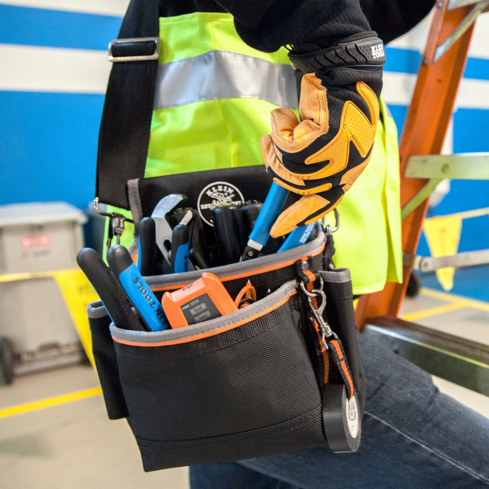 Klein Tools 5243 Tradesman Pro Tool Pouch, 15-Pocket