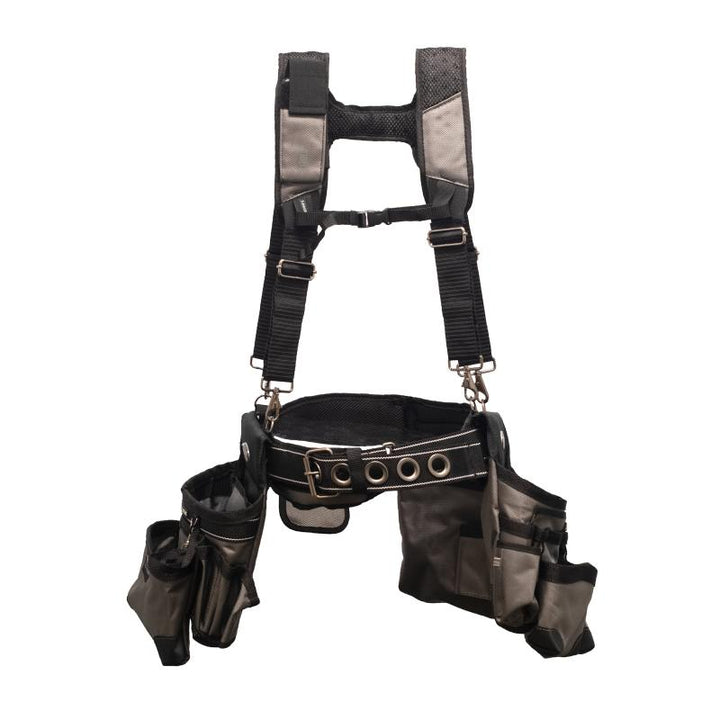 Bucket Boss 55135 Mullet Buster Tool Belt with Suspenders.