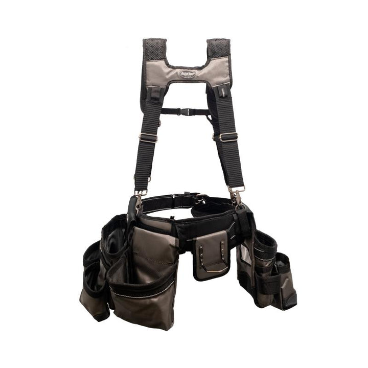 Bucket Boss 55135 Mullet Buster Tool Belt with Suspenders.