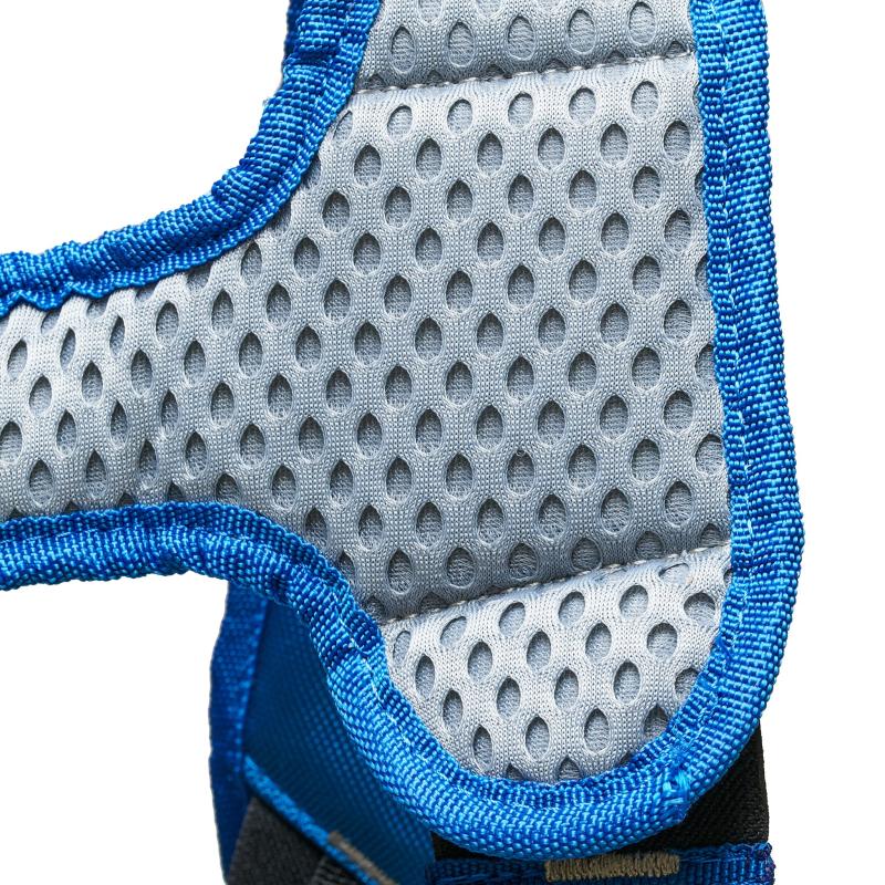 Bucket Boss 55505-RB Leather Hybrid Tool Belt with Suspenders-Blue.