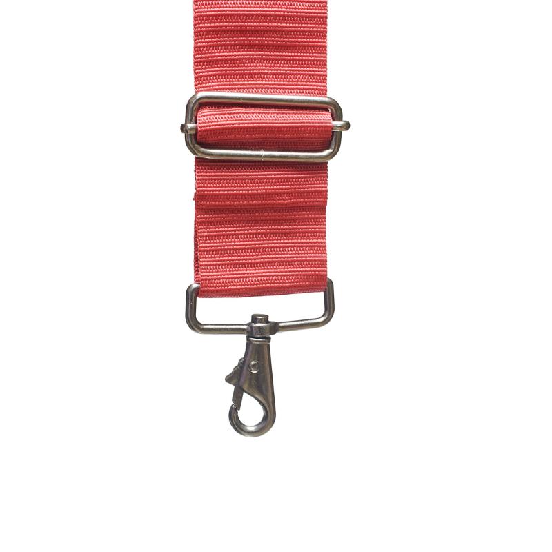 Bucket Boss 55505-RD Leather Hybrid Tool Belt with Suspenders-Red.