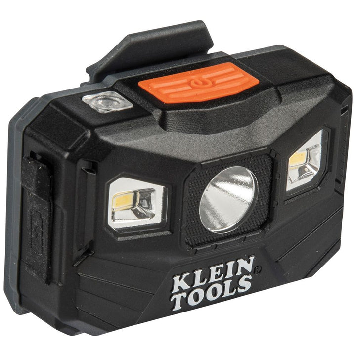 Klein Tools 60346 Hard Hat, Premium KARBN™, Non-Vented Full Brim, Class E with Headlamp