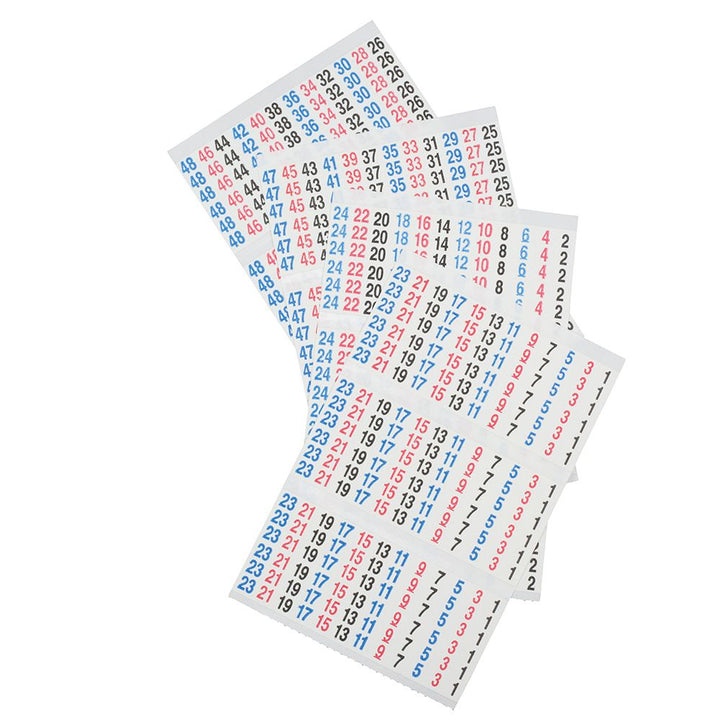 klein Tools 56251 Wire Marker Book, 120/240V 3 Phase 1-48