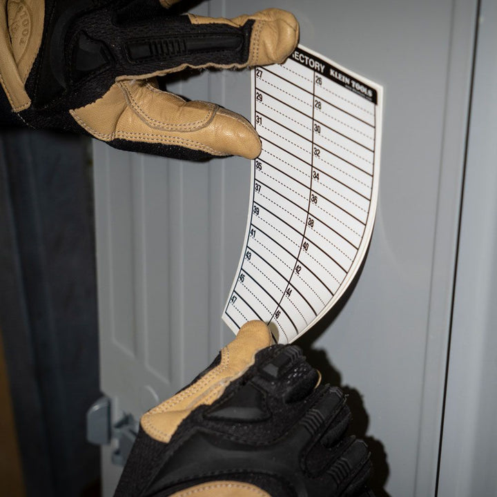 Klein Tools 56255 Wire Markers, Household Electric Panel w/Directory