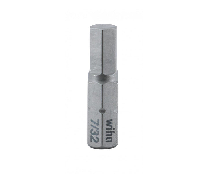Wiha Tools 71348 Hex Inch Insert Bits, 7/32" x 25 mm, 10 Pk.