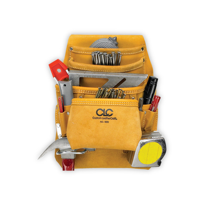 CLC I933 10 Pocket Carpenter's Nail & Tool Bag