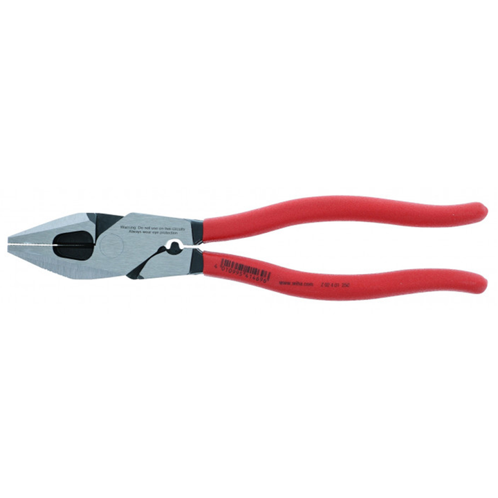 Wiha Tools 32624 Classic Grip Lineman's Pliers with Crimpers, 9.5"