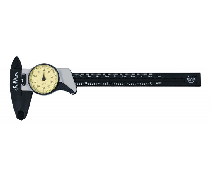 Wiha Tools 41104 Dial Caliper DialMax SAE 6 Inch