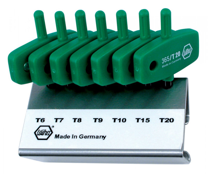 Wiha Tools 36590 Torx Wing Handle 7 Piece Set in Metal Stand