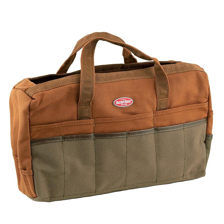 Bucket Boss 60001 Rigger's Bag Duckwear, Brown, Green 30 Pockets