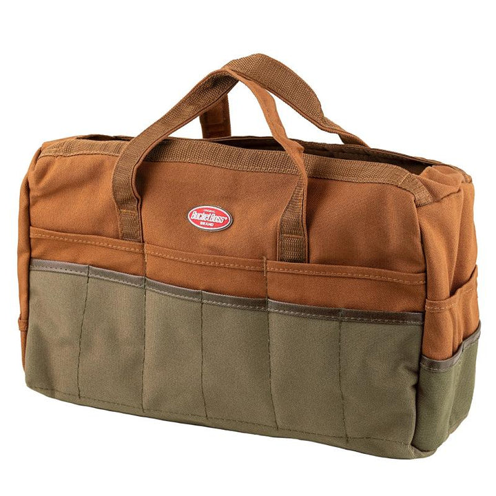 Bucket Boss 60001 Rigger's Bag Duckwear, Brown, Green 30 Pockets