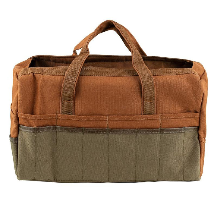 Bucket Boss 60001 Rigger's Bag Duckwear, Brown, Green 30 Pockets