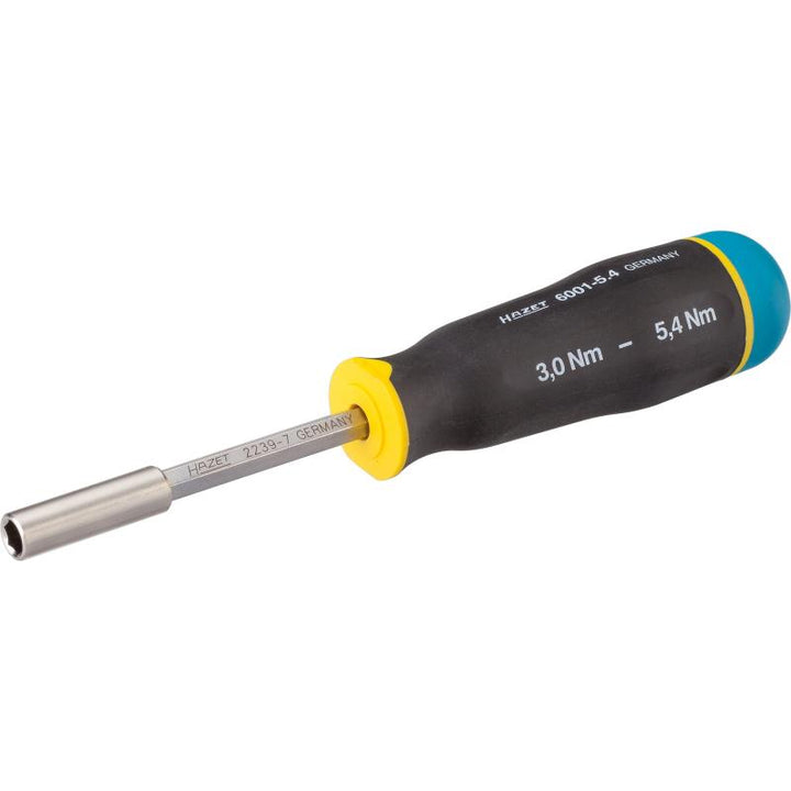 Hazet 6001-5.4/3 Torque Screwdrivers, 3-5.4 Nm, 6.3(1/4") Hollow Hex, 3 Pieces