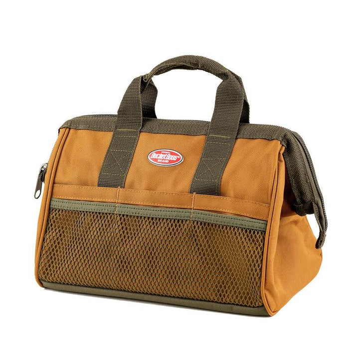 Bucket Boss 60013 Gatemouth 13 Tool Bag, Brown 7 Pockets