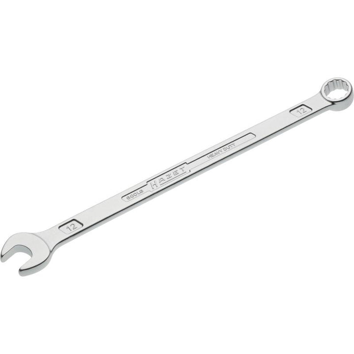 Hazet 600LG-12 Combination Wrench, Extra Long, Slim Design, 12mm