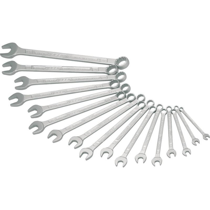 Hazet 600N/17N Combination Wrench Set, 12-Point, 17 Pieces