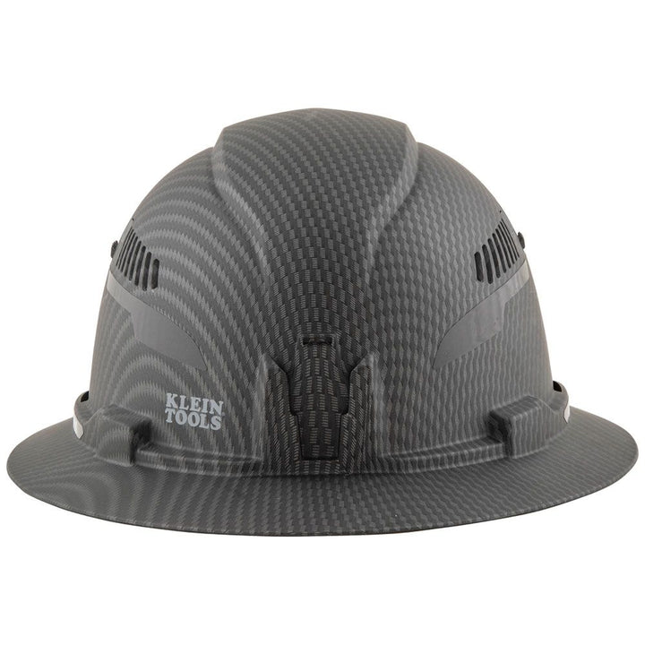 Klein Tools 60347 Hard Hat, Premium KARBN™, Vented Full Brim, Class C with Headlamp