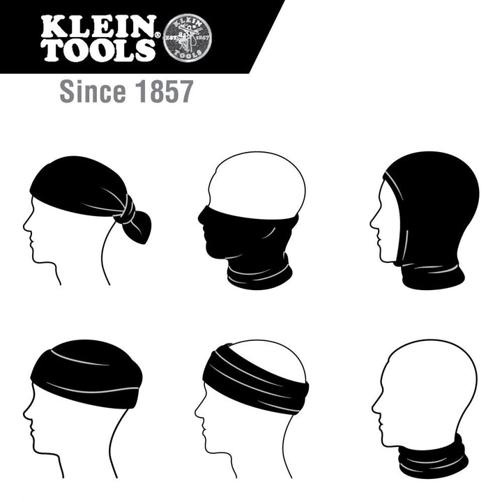 Klein Tools 60455 Neck and Face Warming Band, Black