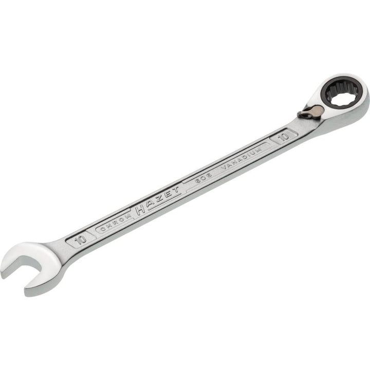 Hazet 606-10 Ratcheting Combination Wrench, 12-Point, 10mm