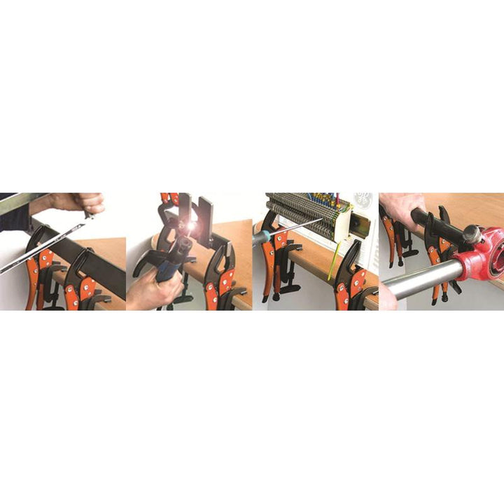 Grip-On HFKIT 4-Piece Hands-Free Pliers & Grip Holder Set