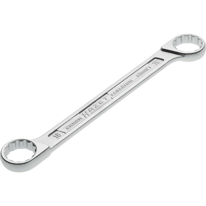 Hazet 610N-18X19 Double Box-End Wrench, 12-Point, 18x19mm