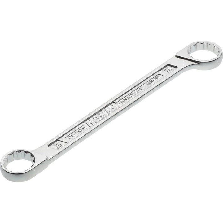 Hazet 610N-25X28 Double Box-End Wrench, 12-Point, 25x28mm