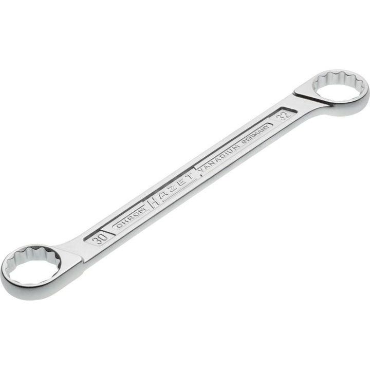 Hazet 610N-30X32 Double Box-End Wrench, 12-Point, 30x32mm