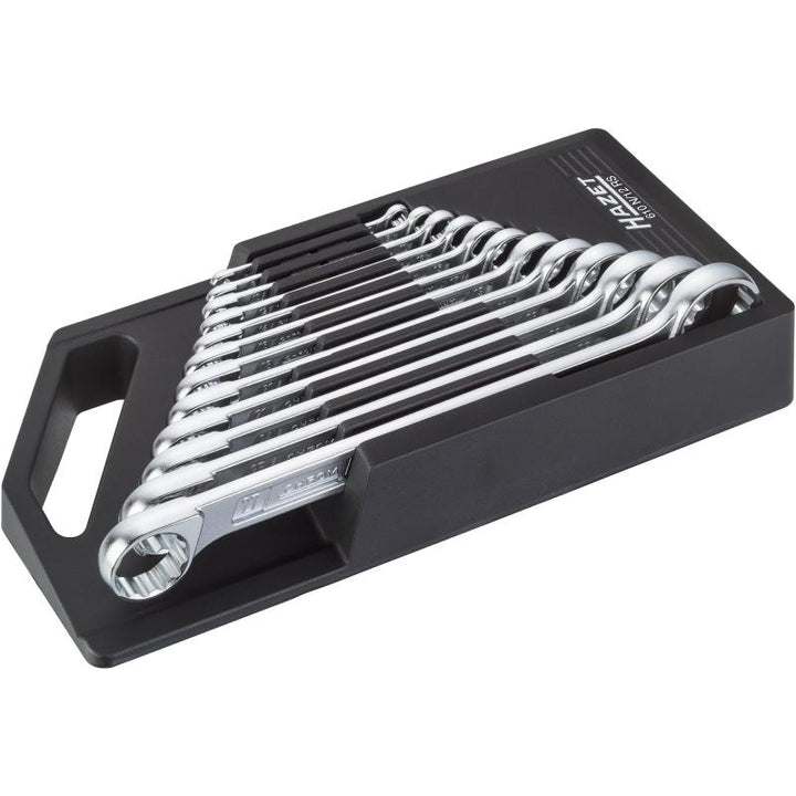 Hazet 610N/12RS Double Box-End Wrench Set, 12-Point, 12 Pieces