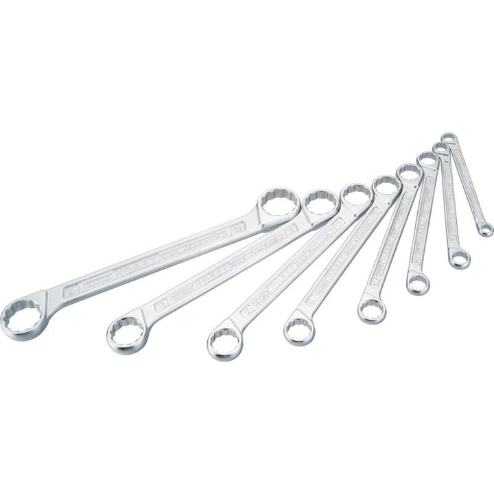 Hazet 610N/8 Double Box-End Wrench Set, 12-Point, 8 Pieces
