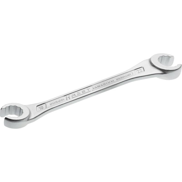 Hazet 612-19X22 Double Box-End Wrench, Open, 12-Point, 19x22mm