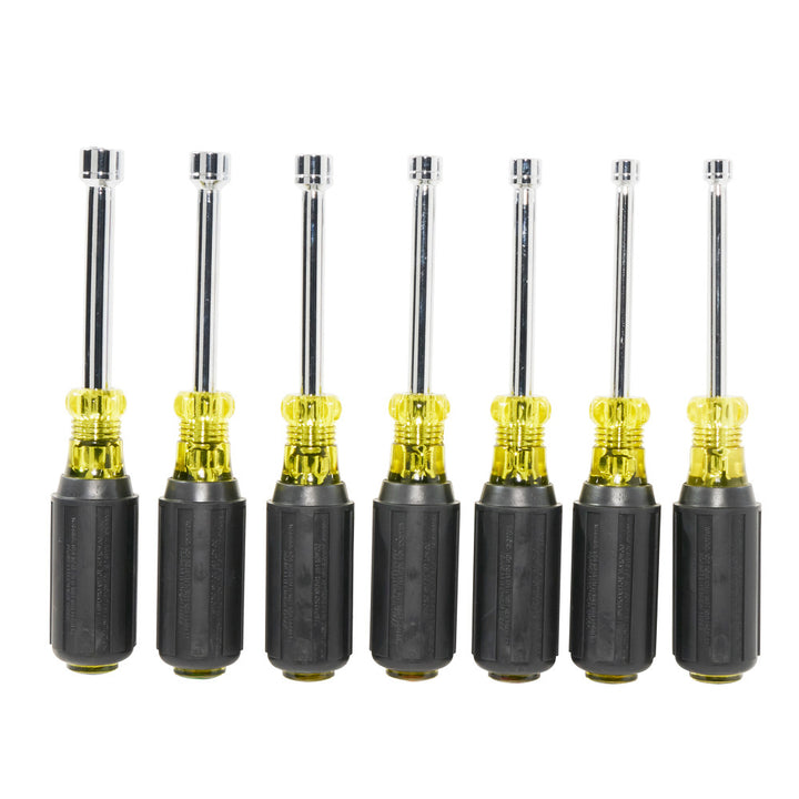 Klein Tools 65160 Metric Nut Driver Set, 3-Inch Shafts, 7-Piece
