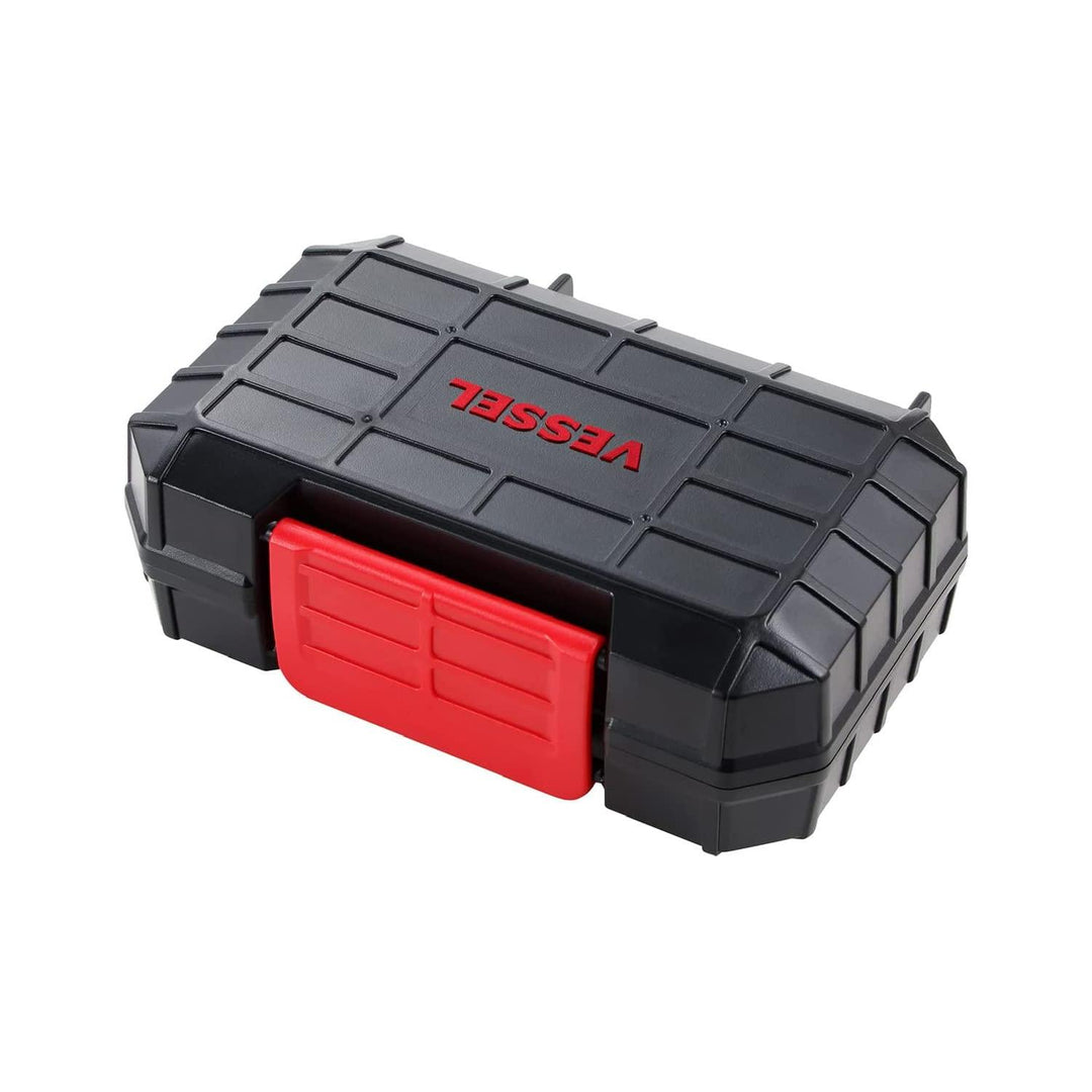 Vessel Tools 220USB25U Ball Grip Rechargeable Screwdriver with 25 piece Bit Set