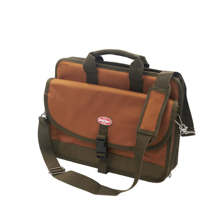 Bucket Boss 62100 Contractor's Briefcase in Brown and Green
