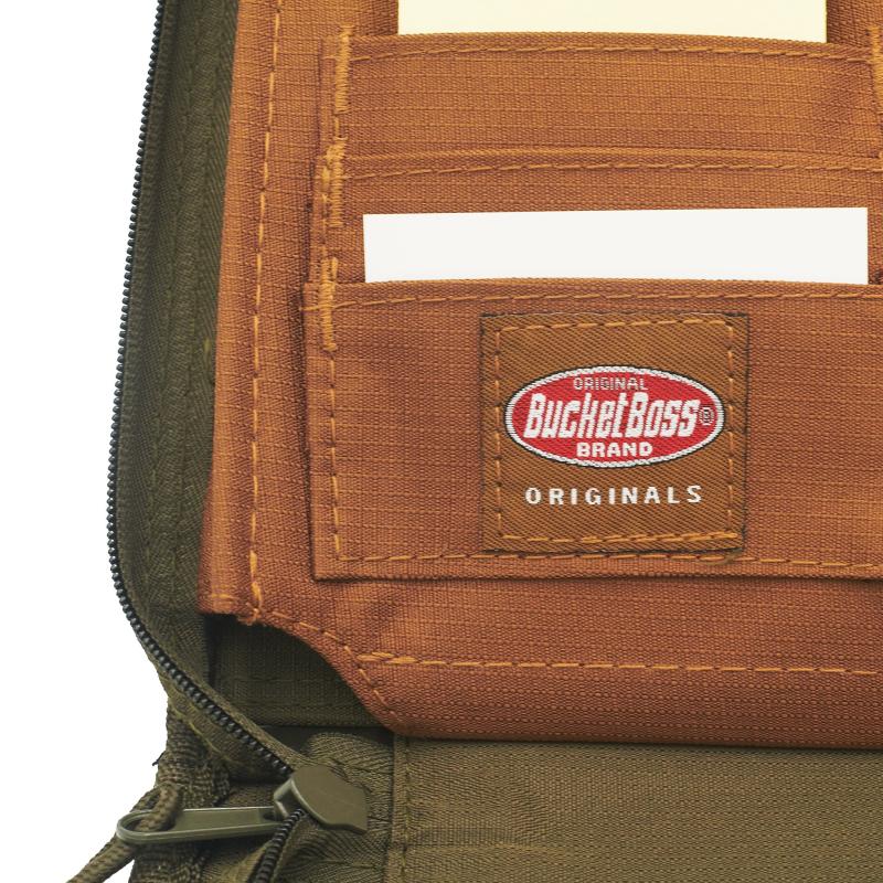 Bucket Boss 62200 Contractor’s Portfolio, Tool Bags - Original Series , Brown