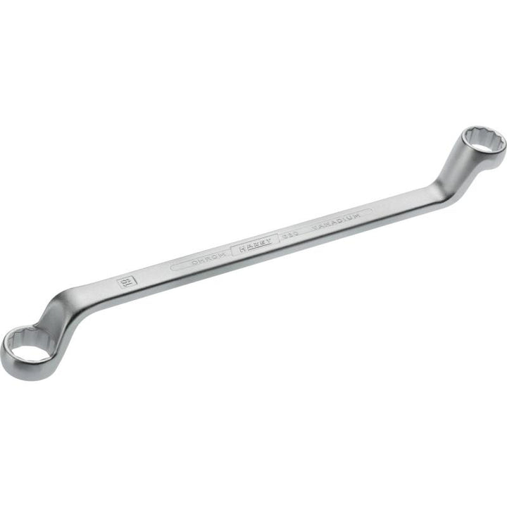 Hazet 630-17X19 Double Box-End Wrench, 12-Point, 17x19mm