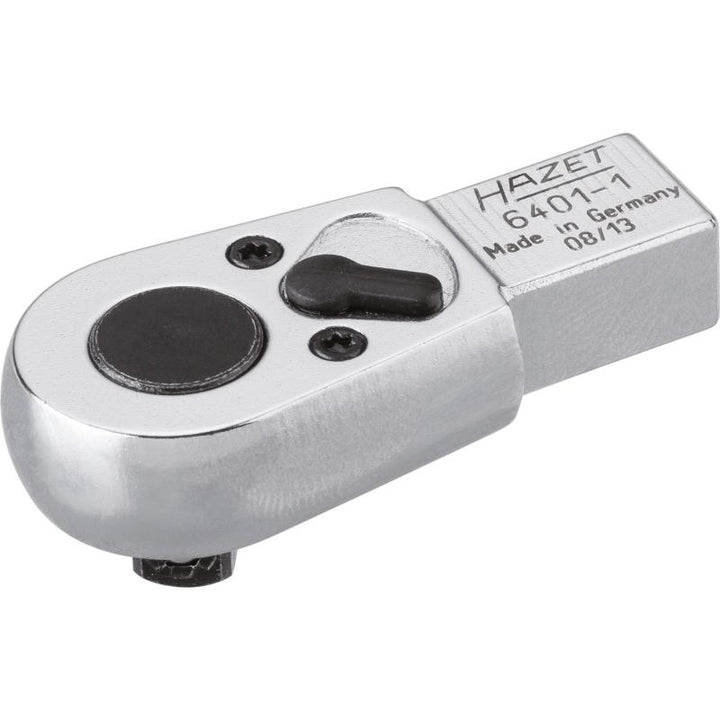Hazet 6401-1 Insert Reversible Ratchet, 9x12mm Insert Square Drive, 6.3mm (1/4") Square