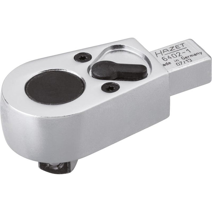 Hazet 6402-1 Insert Reversible Ratchet, 9x12mm Insert Square Drive, 10mm (3/8") Square