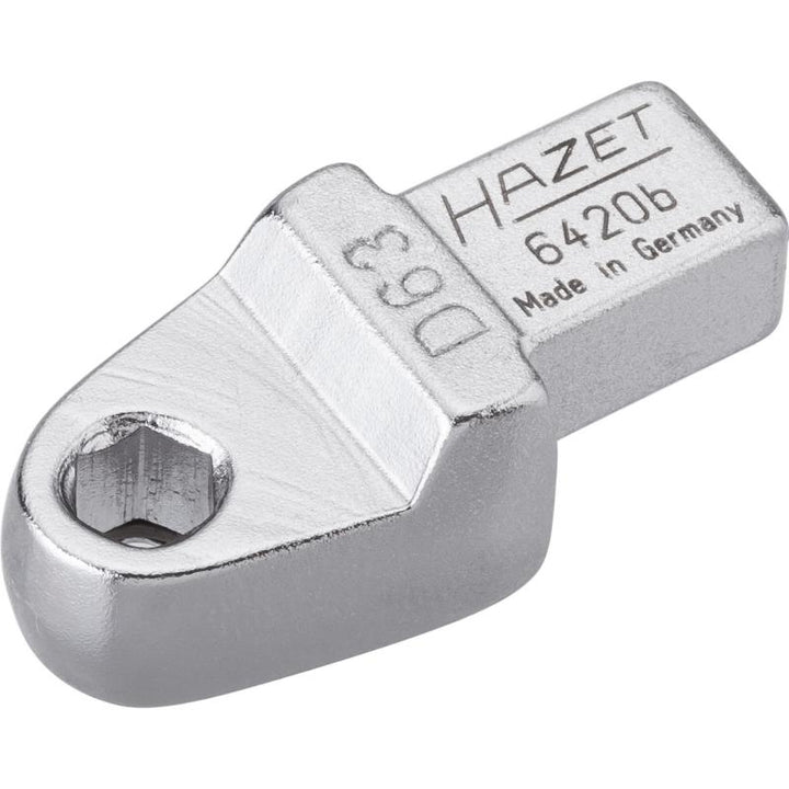 Hazet 6420B Insert Tool Holder for Bits, 9x12mm Square Drive, 6.3mm (1/4") Hex