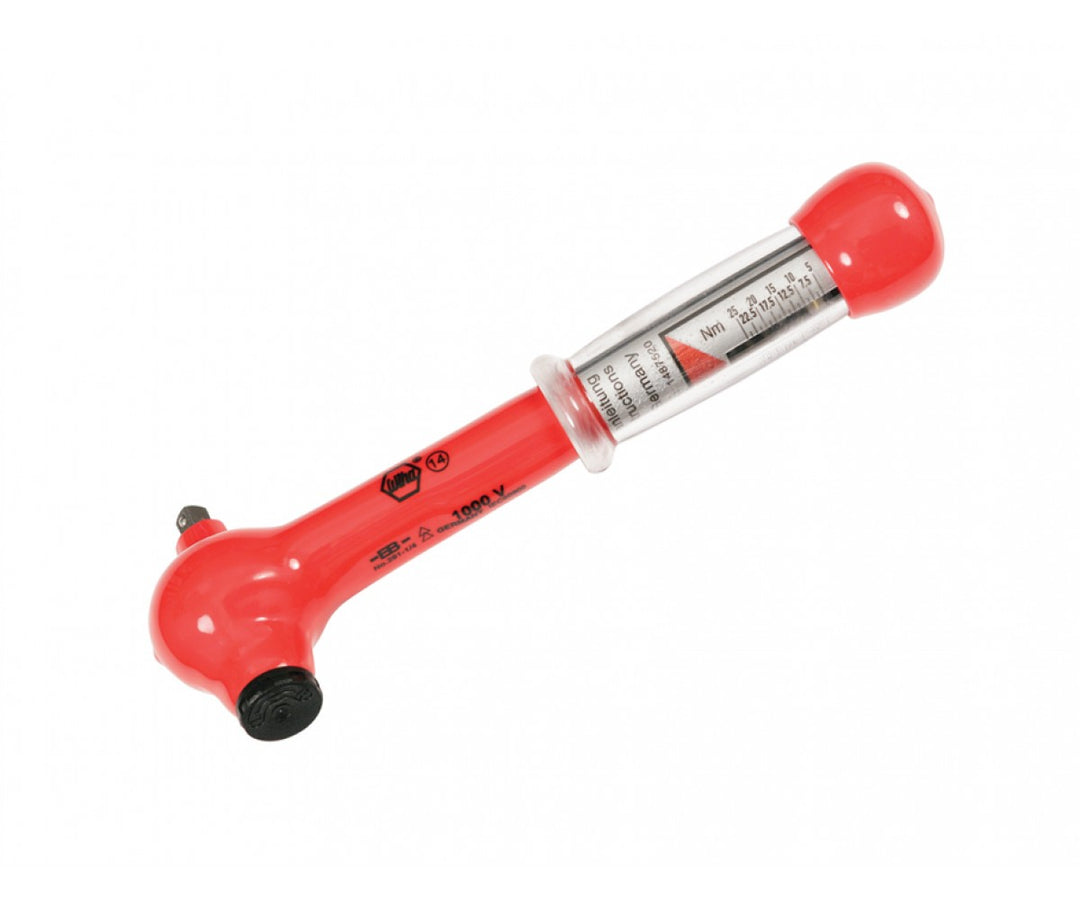 Wiha Tools 30114 Insulated Ratcheting Torque Wrench, 1/4"