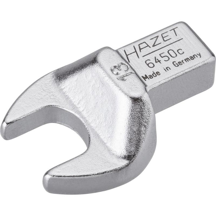Hazet 6450C-13 Insert Open-End Wrench, 9x12mm Insert Square Drive, 13mm Hex