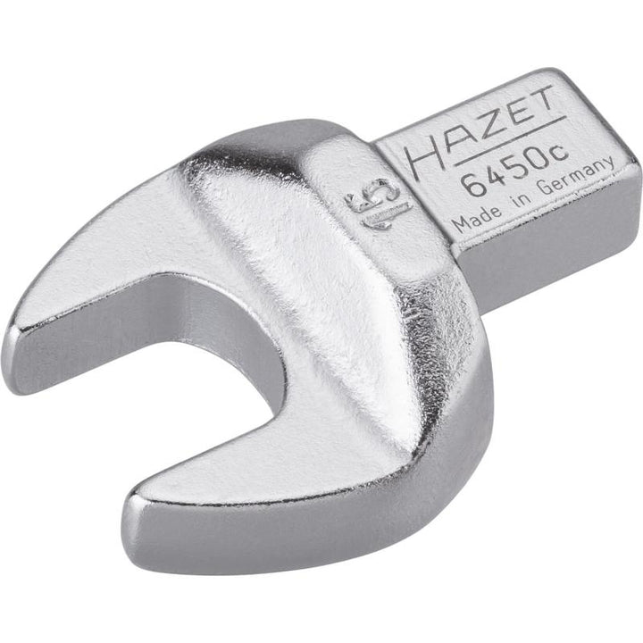 Hazet 6450C-15 Insert Open-End Wrench, 9x12mm Insert Square Drive, 15mm Hex