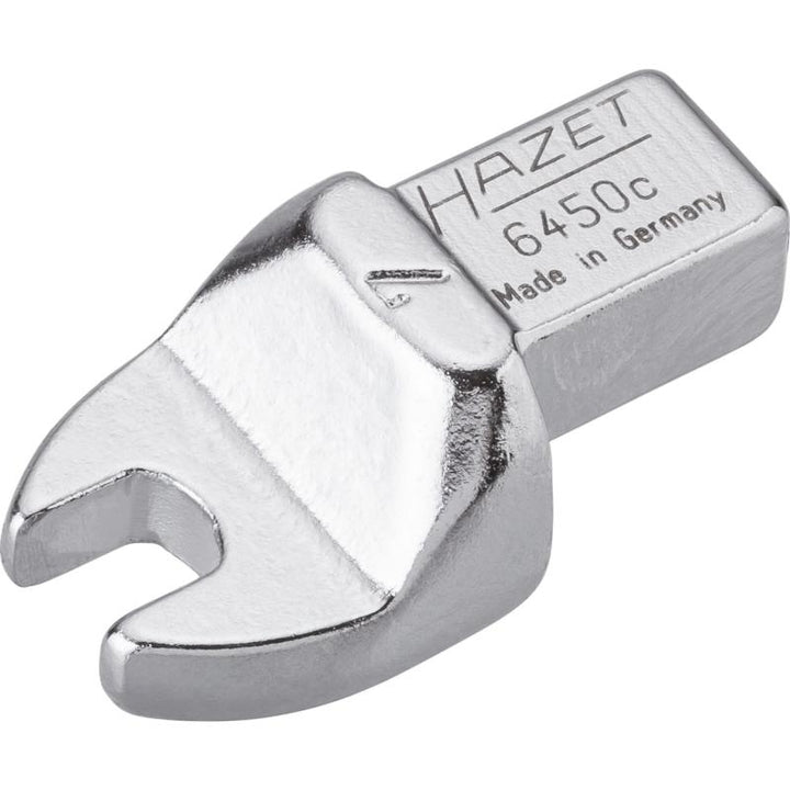 Hazet 6450C-7 Insert Open-End Wrench, 9x12mm Insert Square Drive, 7mm Hex