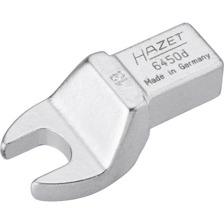Hazet 6450D-13 Insert Open-End Wrench, 14x18mm Insert Square Drive, 13mm Hex