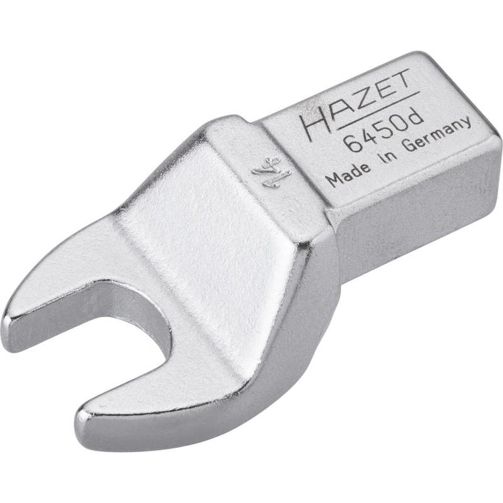 Hazet 6450D-14 Insert Open-End Wrench, 14x18mm Insert Square Drive, 14mm Hex