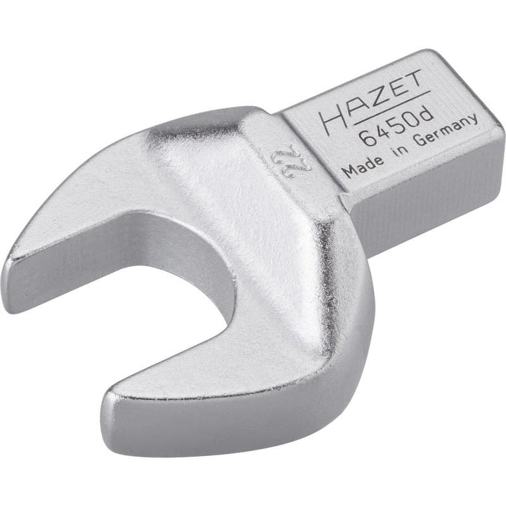 Hazet 6450D-22 Insert Open-End Wrench, 14x18mm Insert Square Drive, 22mm Hex