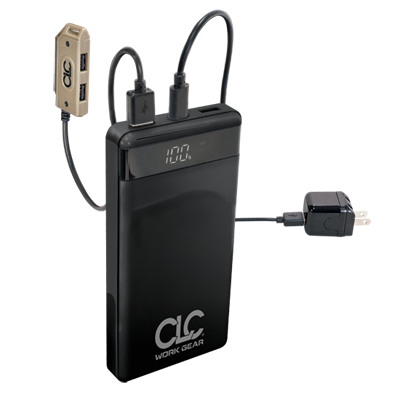 CLC ECPL38 E-CHARGE LIGHTED USB CHARGING TOOL BACKPACK