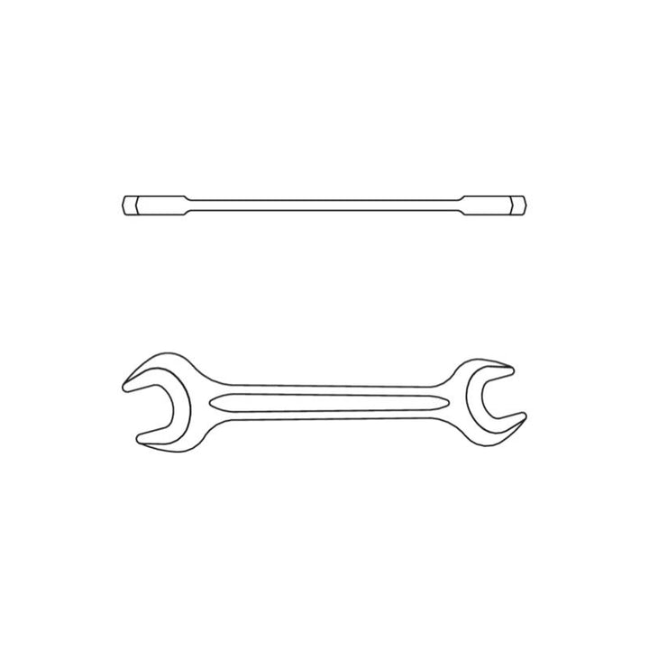 Gedore 6587150 Double open ended spanner 22x27 mm