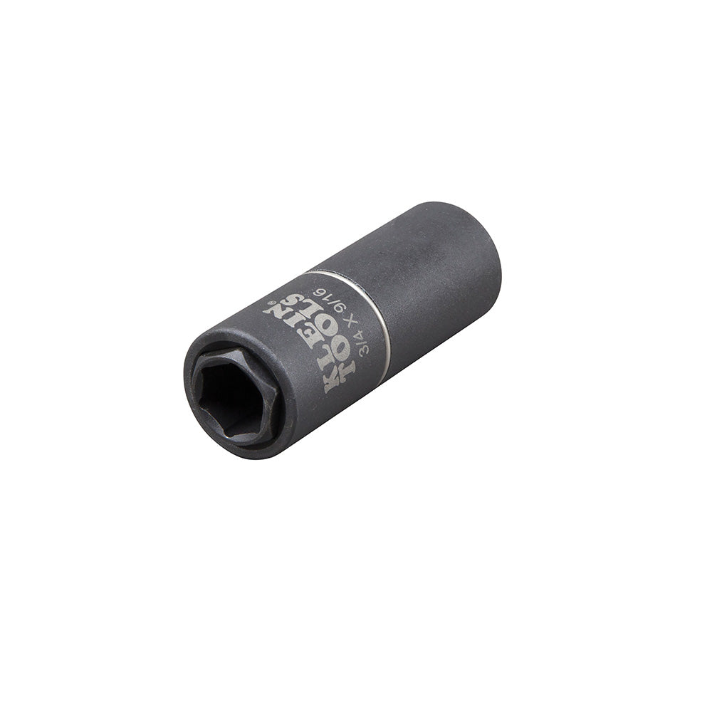 Klein Tools 66004 2-in-1 Impact Socket, 6-Point, 3/4 and 9/16-Inch