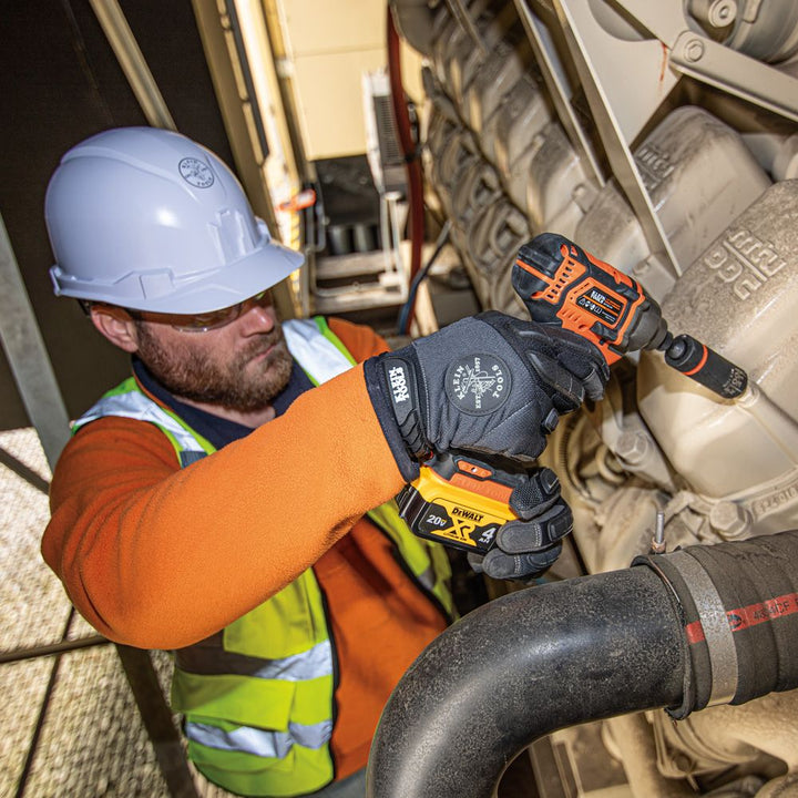 Klein Tools 66065 2-in-1 Deep Impact Socket, 6-Point 1-Inch and 13/16-Inch Hex Socket Sizes, Use with Impact Wrenches BAT20-CW, BAT20-CW