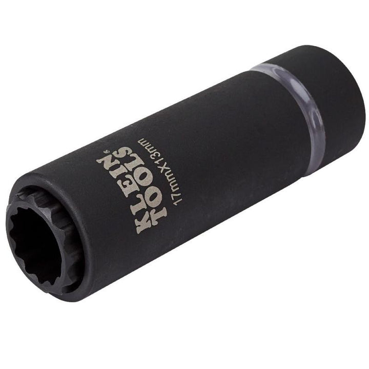 Klein Tools 66051E 2-in-1 Metric Impact Socket, 12-Point, 17 x 13 mm